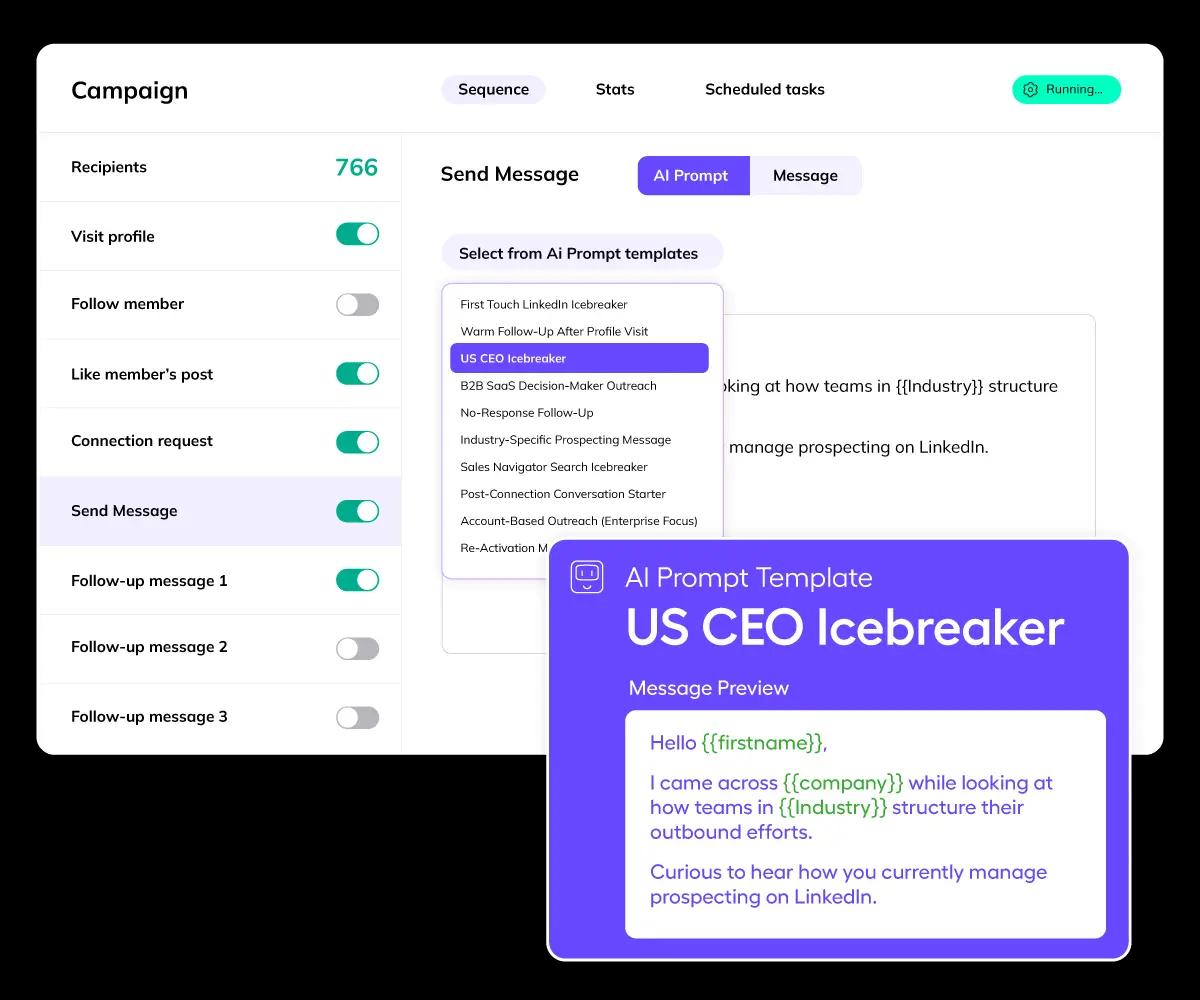 Scale LinkedIn Outreach with Templates