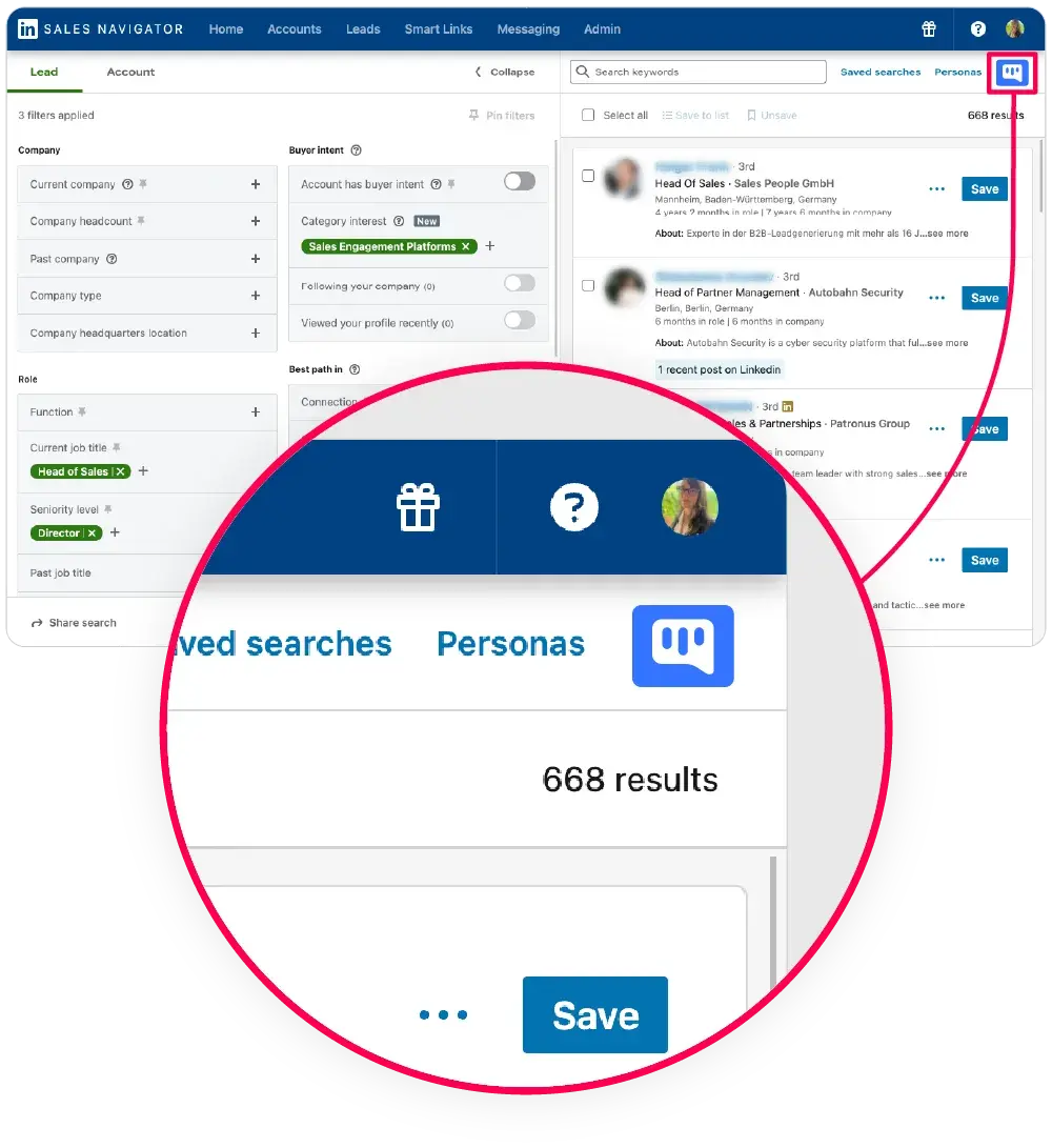 LinkedIn Search for Scraping