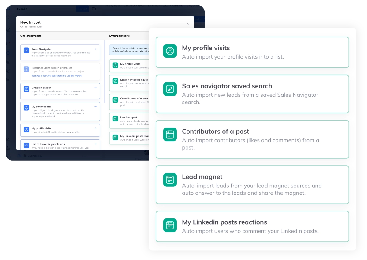 Dynamic Imports for LinkedIn Lead Generation